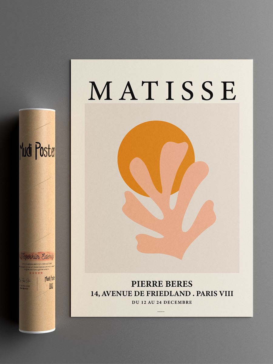 Matisse Poster Modern Duvar Tablosu Çerçevesiz Poster Salon, Mutfak Ve Ofis Duvar Dekoru