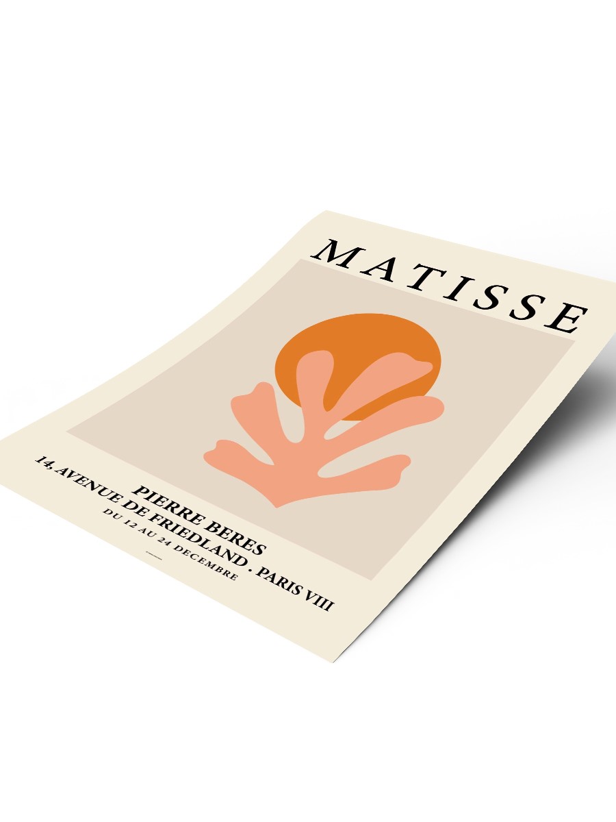 Matisse Poster Modern Duvar Tablosu Çerçevesiz Poster Salon, Mutfak Ve Ofis Duvar Dekoru