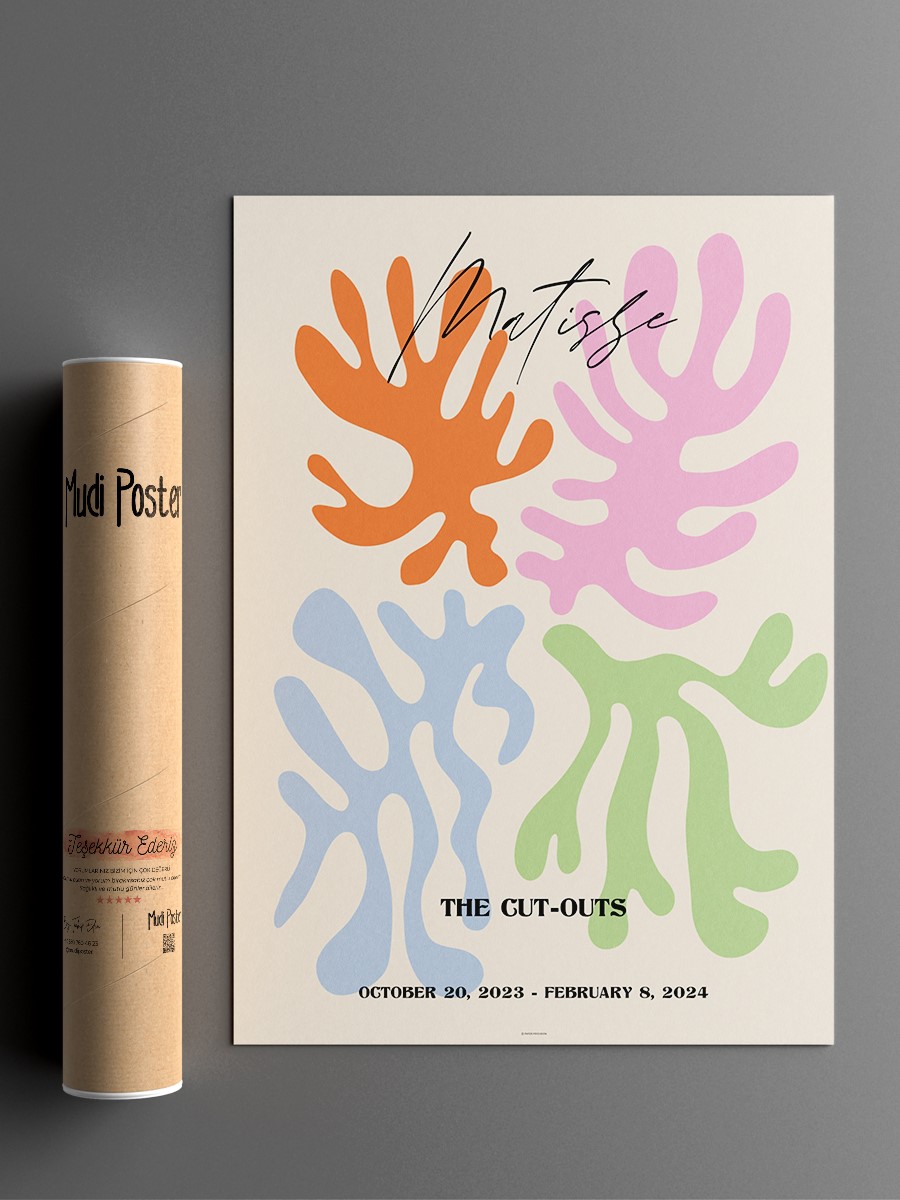 Matisse Modern Poster Çerçevesiz Duvar Tablosu Sanatsal Poster