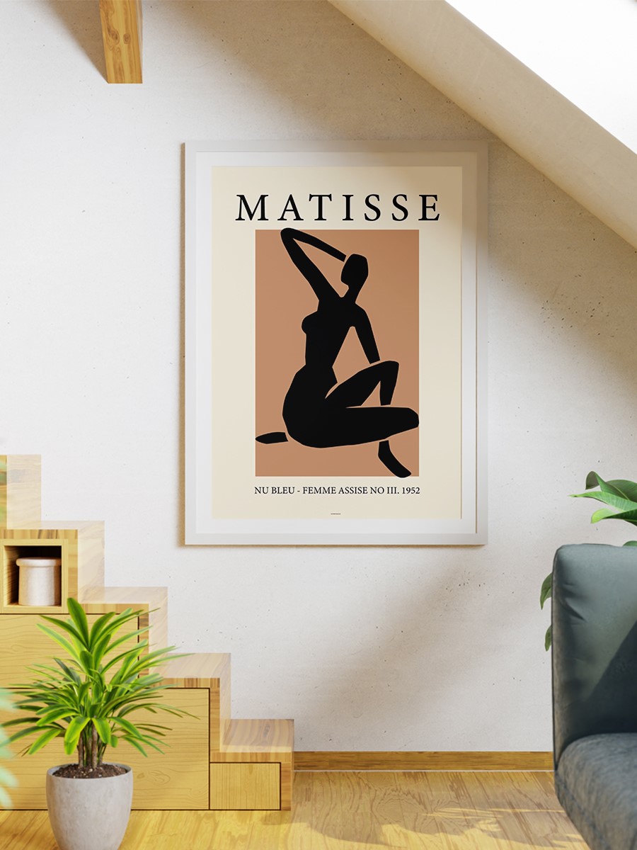 Matisse Nude Poster Poster Modern Duvar Tablosu Çerçevesiz Poster Salon, Mutfak Ve Ofis Duvar Dekoru