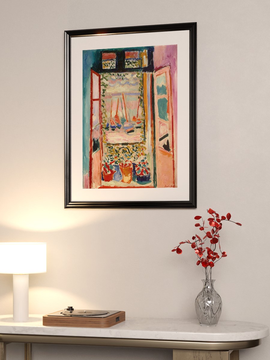 Matisse Open Window Tablo Sanatsal Ünlü Ressam Poster Çerçevesiz Yüksek Kalite Poster