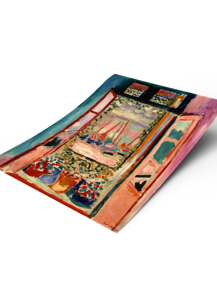 Matisse Open Window Tablo Sanatsal Ünlü Ressam Poster Çerçevesiz Yüksek Kalite Poster