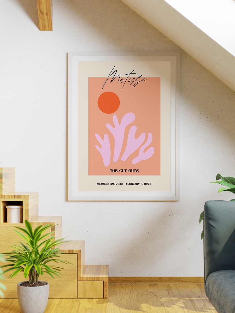 Matisse Soyut Poster Modern Duvar Tablosu Çerçevesiz Poster Salon, Mutfak Ve Ofis Duvar Dekoru