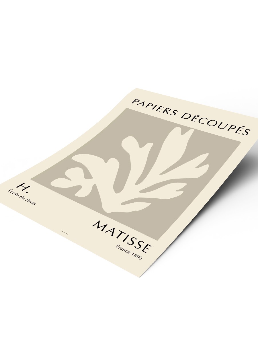 Matisse Soyut Poster Modern Duvar Tablosu Çerçevesiz Poster Salon, Mutfak Ve Ofis Duvar Dekoru