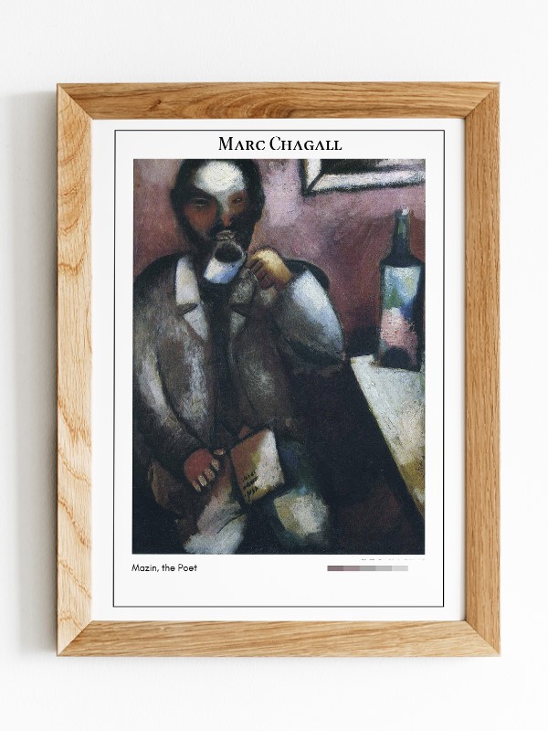 Marc Chagall Mazin, the Poet Poster