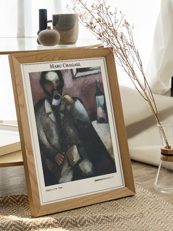 Marc Chagall Mazin, the Poet Poster