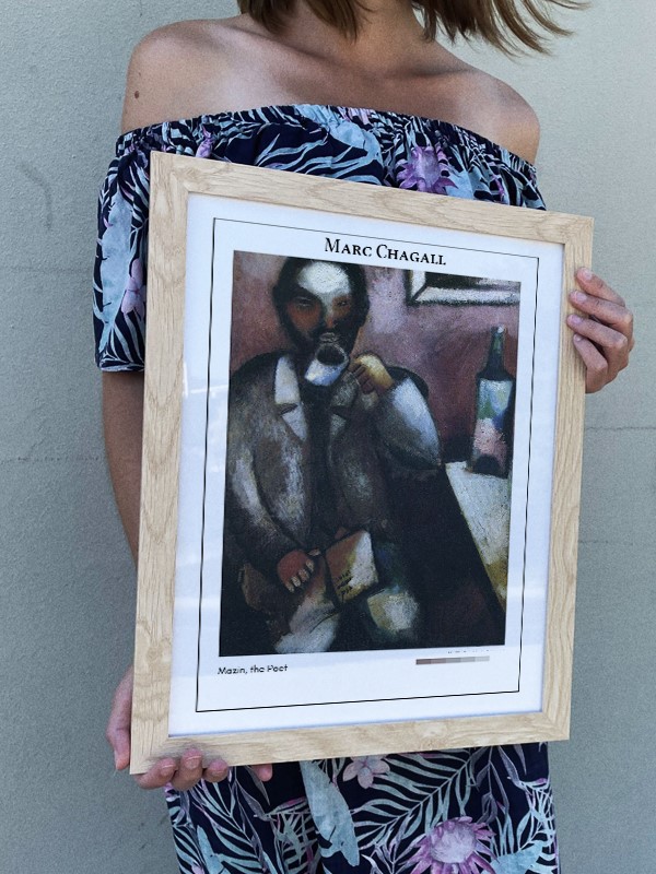 Marc Chagall Mazin, the Poet Poster