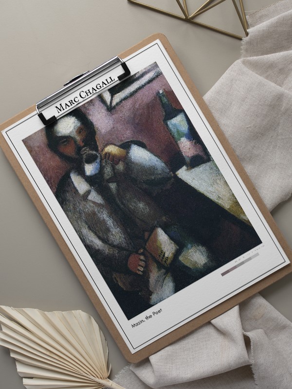 Marc Chagall Mazin, the Poet Poster