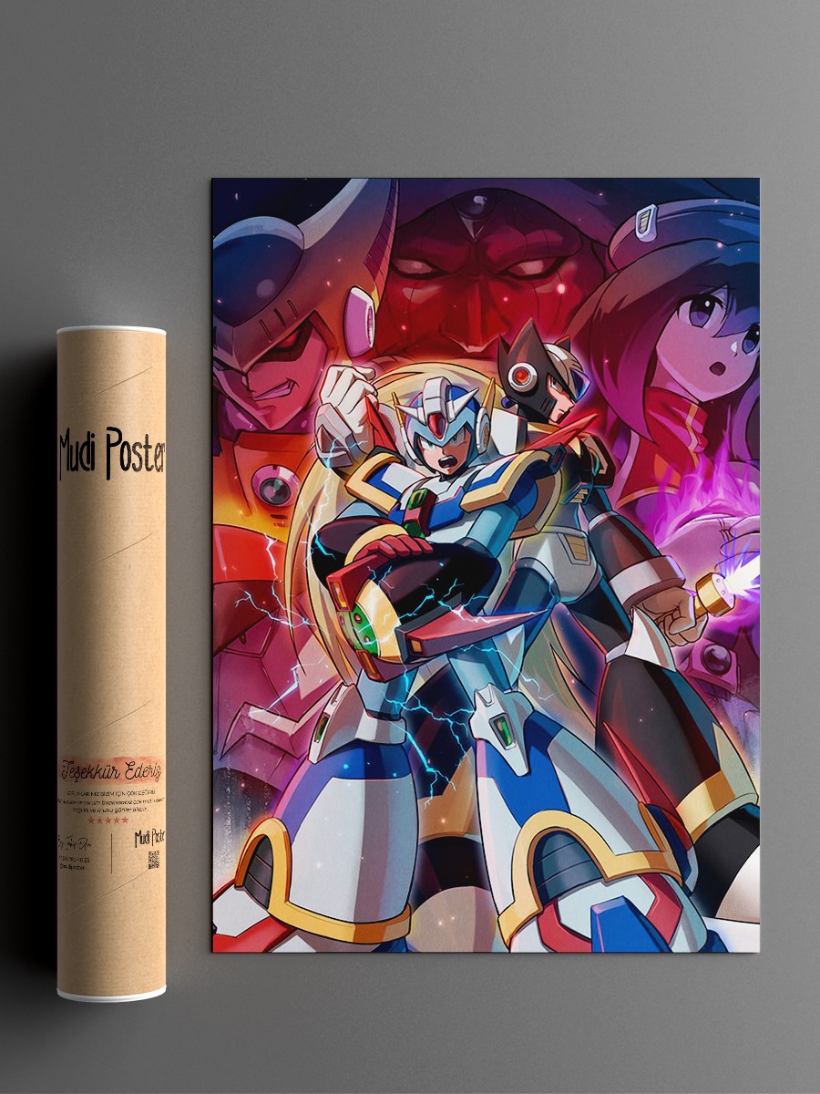 Megamen The Last Anime Poster Çerçevesiz Yüksek Kalite Anime Duvar Poster