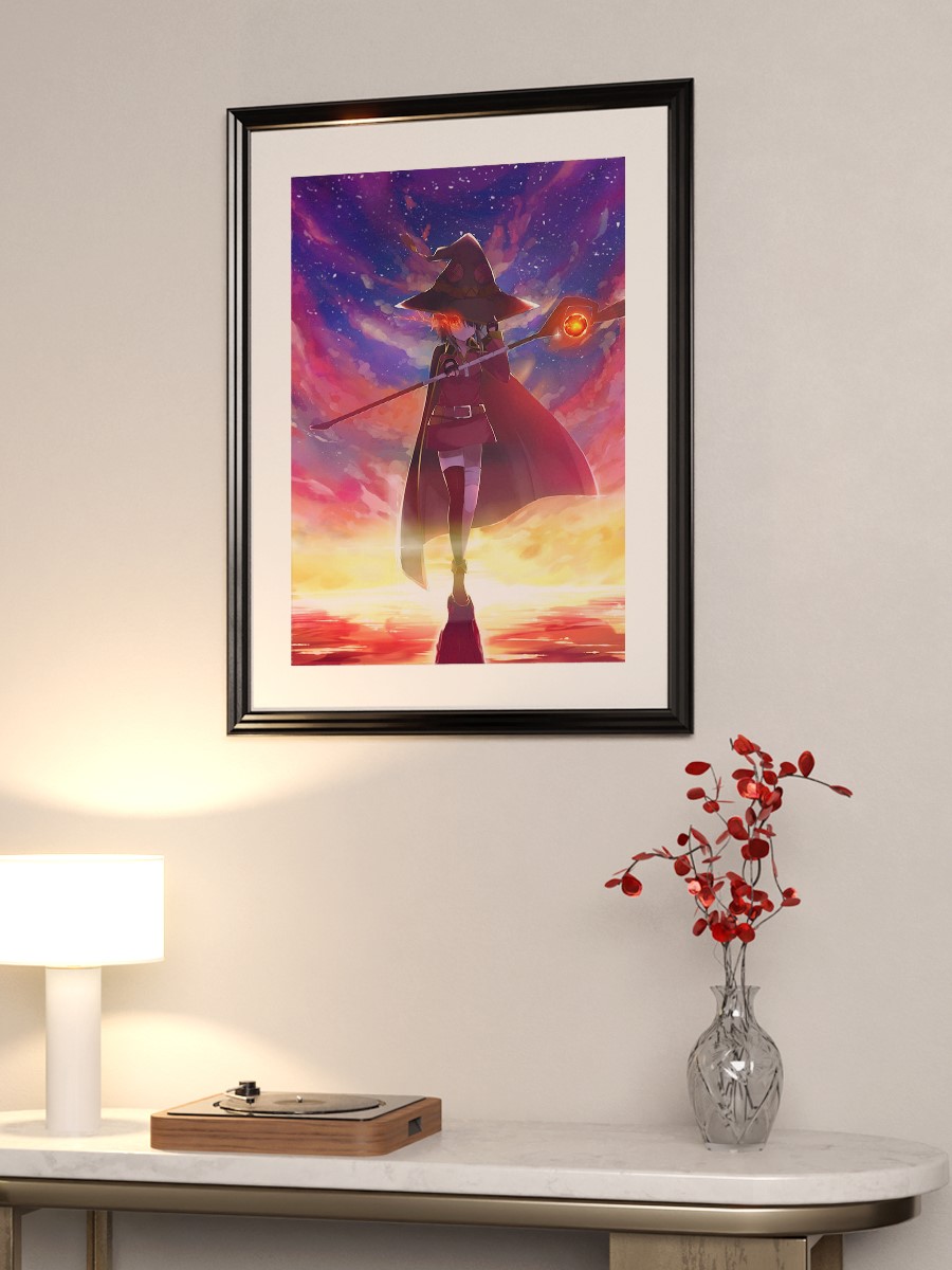 Megumin Anime Poster Çerçevesiz Yüksek Kalite Anime Duvar Poster