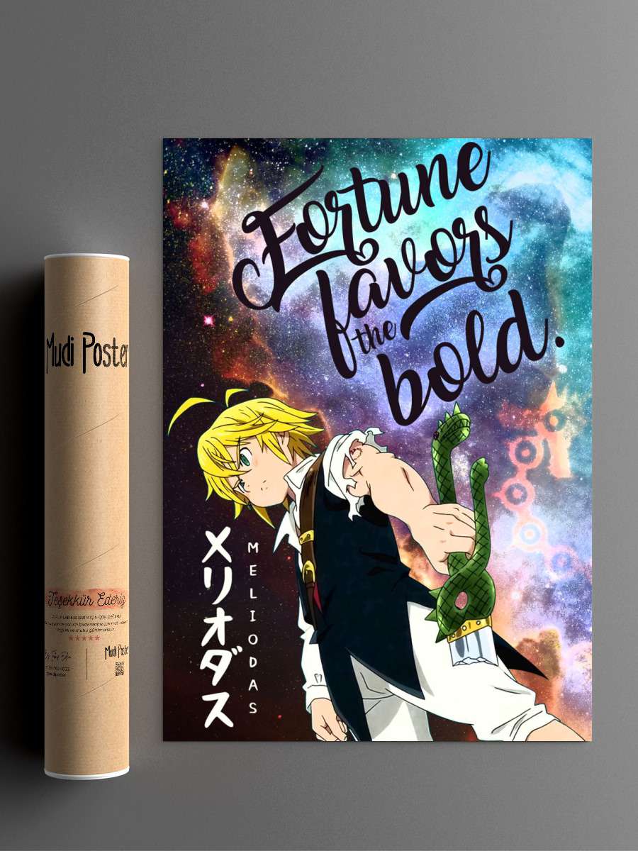 Meliodas Anime Anime Poster Çerçevesiz Yüksek Kalite Anime Duvar Poster