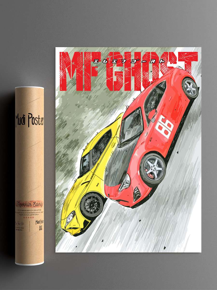 MF Ghost Anime Poster Çerçevesiz Yüksek Kalite Anime Duvar Poster