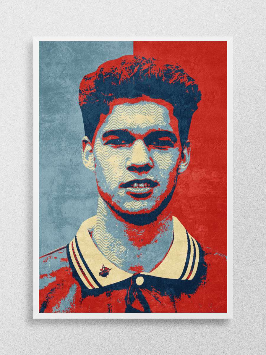 michael ballack Futbol Poster Çerçevesiz Yüksek Kalite Futbolcu Duvar Poster