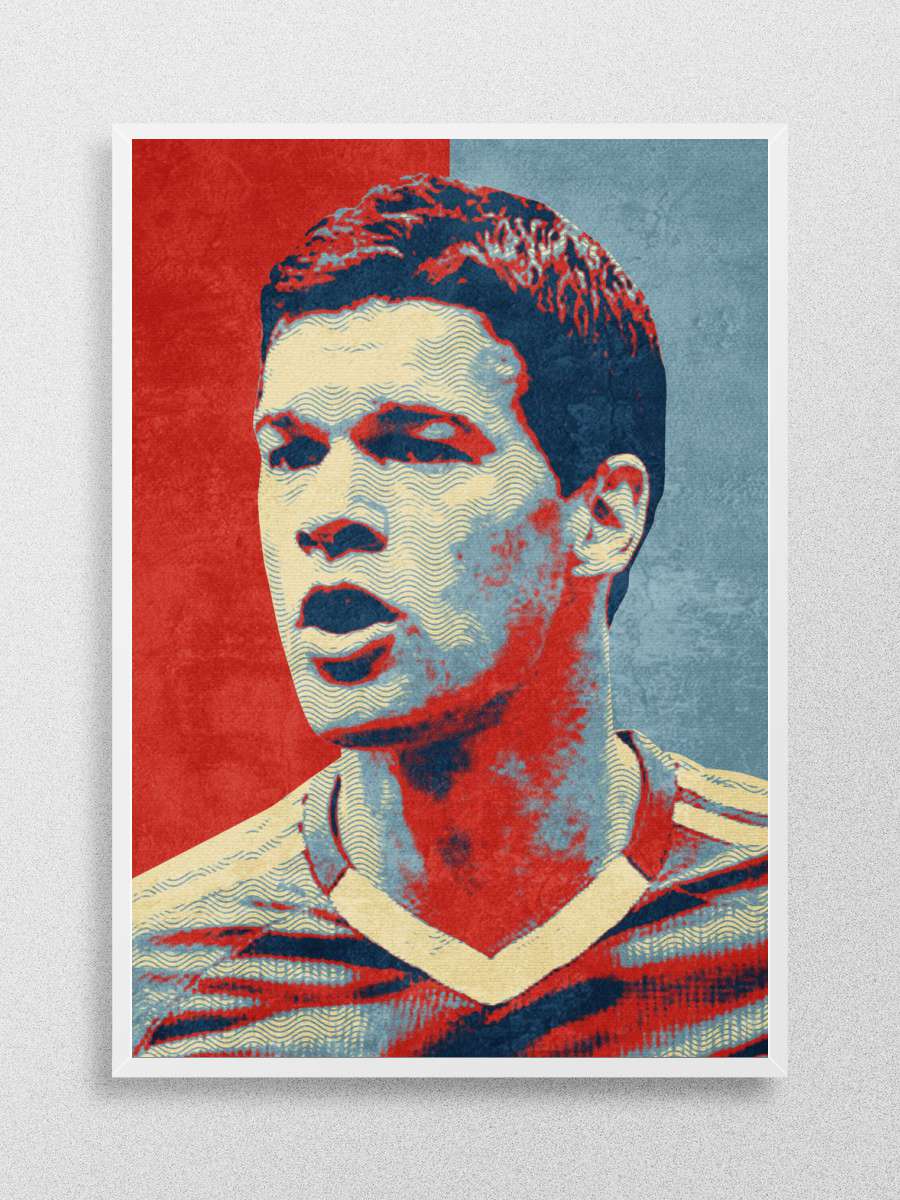 michael ballack Futbol Poster Çerçevesiz Yüksek Kalite Futbolcu Duvar Poster