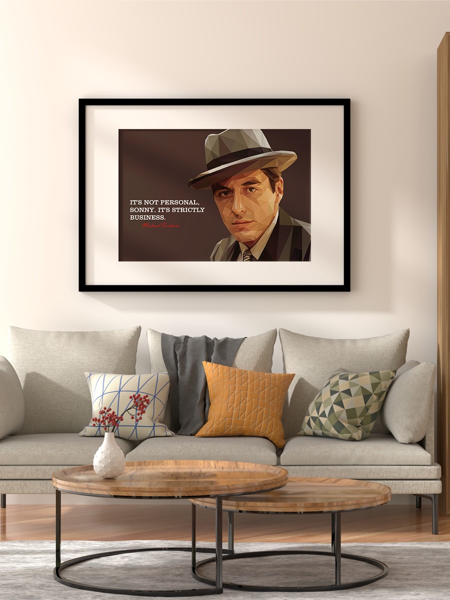 Michael Corleone Poster, Çerçevesiz Tv Film Poster