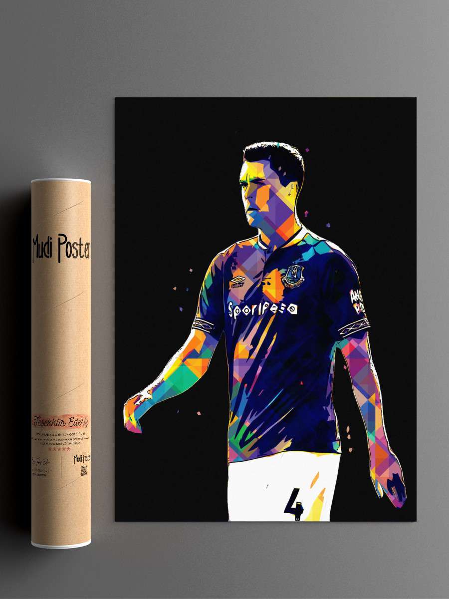 Michael Keane Futbol Poster Çerçevesiz Yüksek Kalite Futbolcu Duvar Poster
