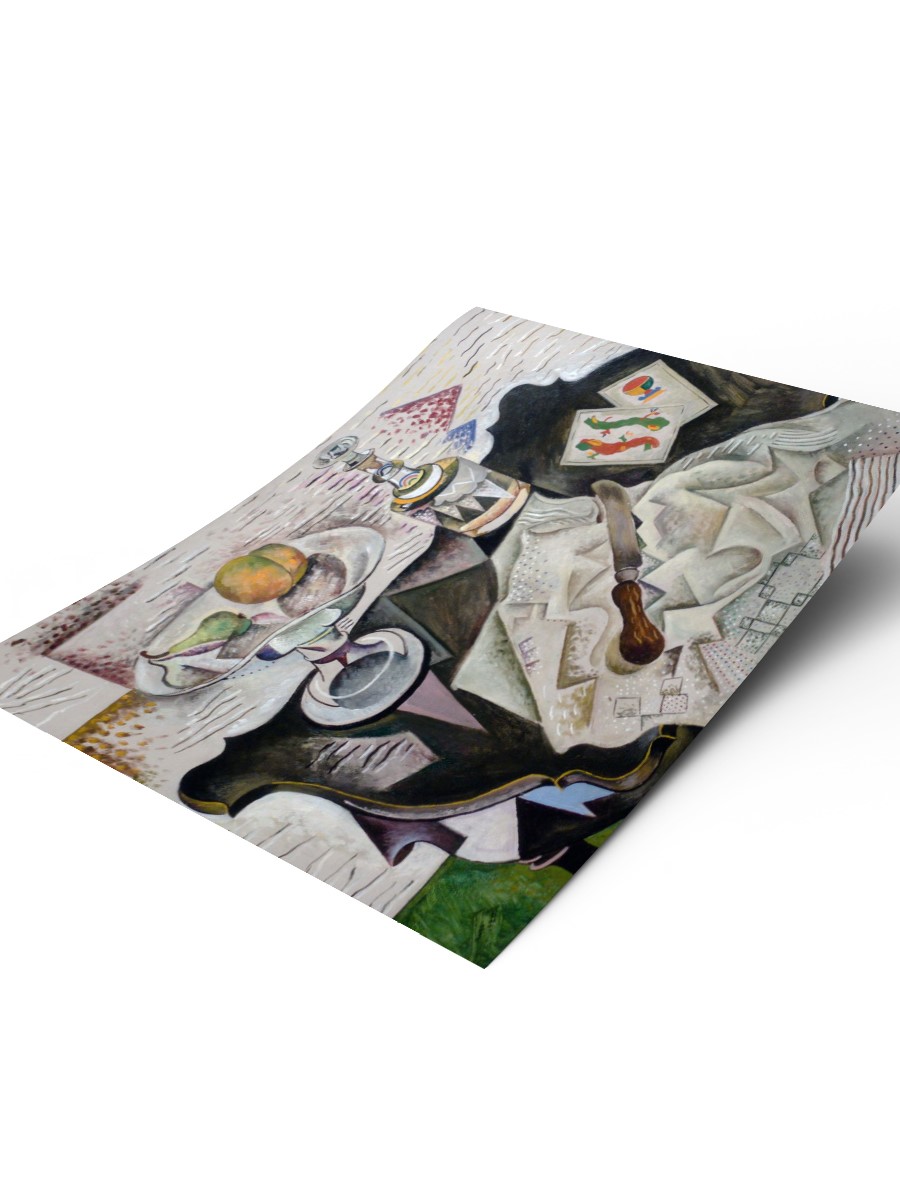 Miro Spanish Playing Cards Tablo Sanatsal Ünlü Ressam Poster Çerçevesiz Yüksek Kalite Poster