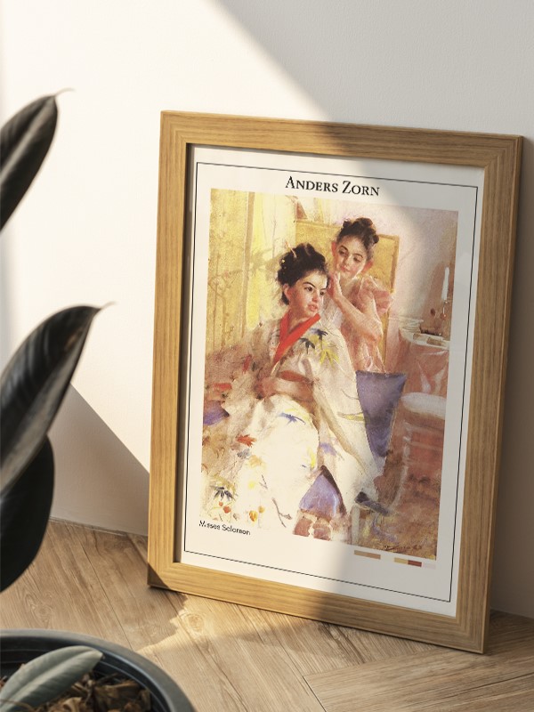 Anders Zorn Misses Solomon Poster