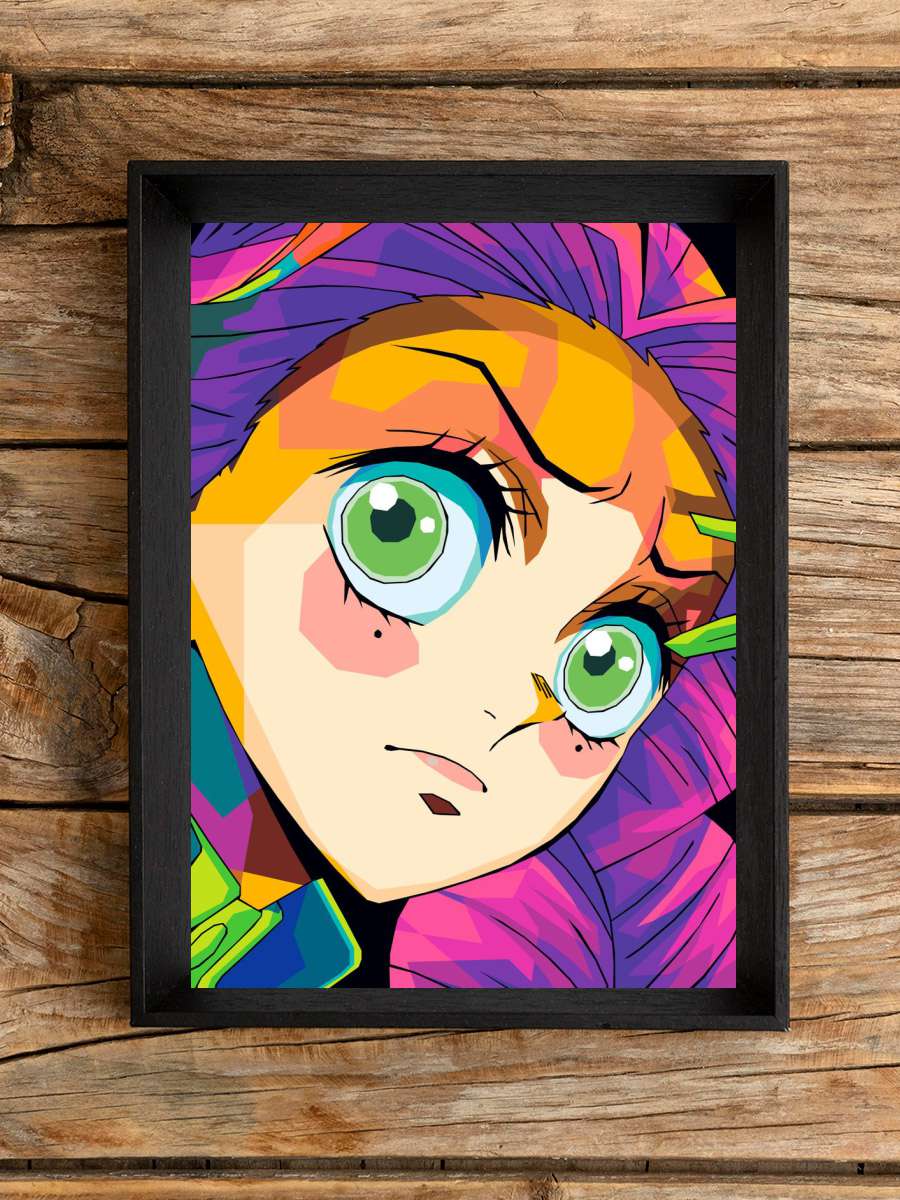 Mitsuri Kanroji Anime Poster Çerçevesiz Yüksek Kalite Anime Duvar Poster