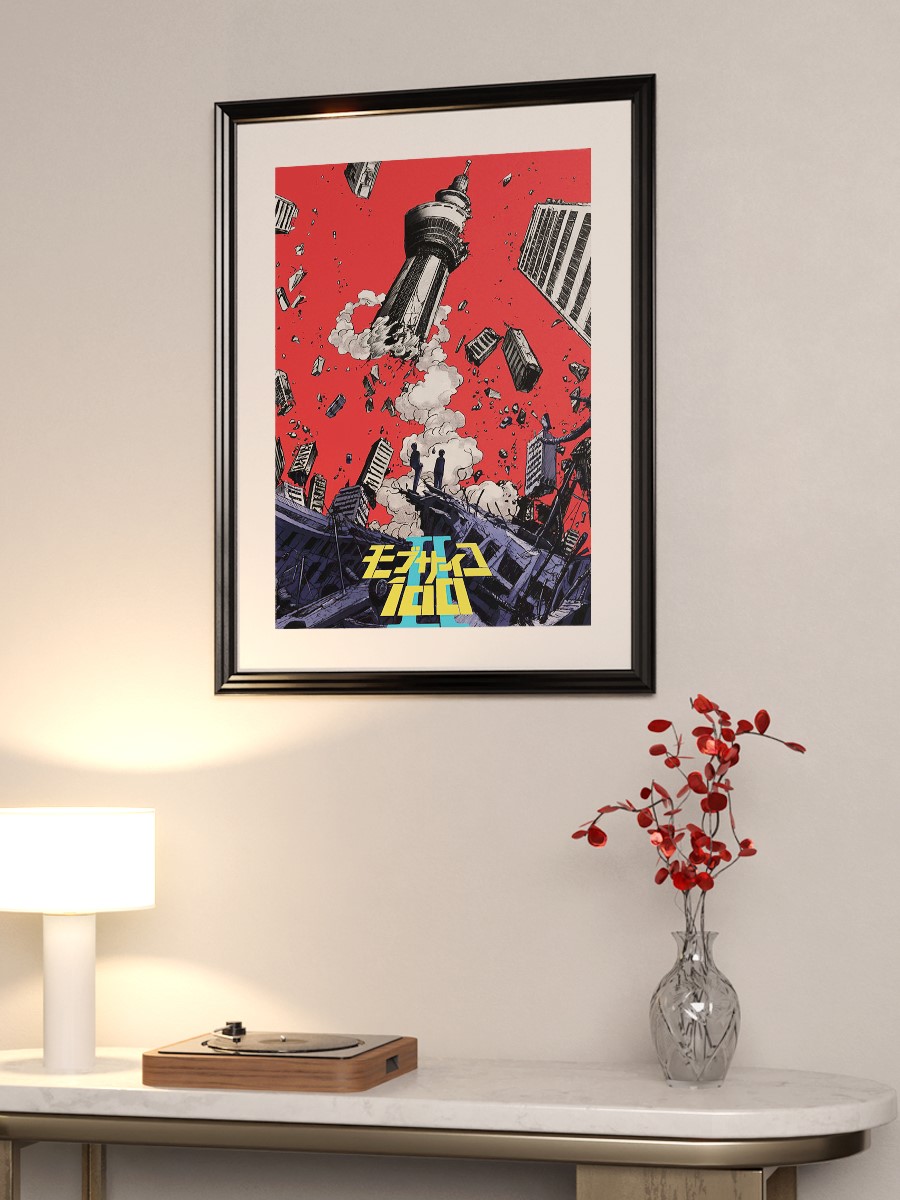 mob psycho Anime Poster Çerçevesiz Yüksek Kalite Anime Duvar Poster