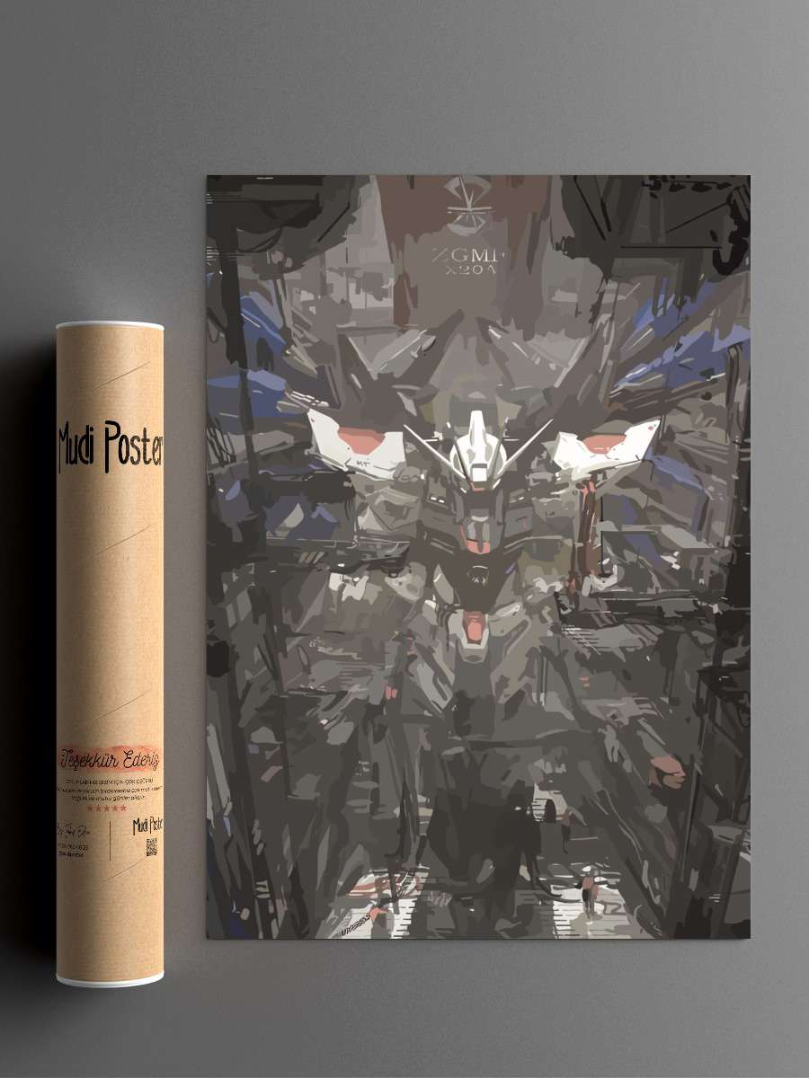 Mobile suit Armored core Anime Poster Çerçevesiz Yüksek Kalite Anime Duvar Poster
