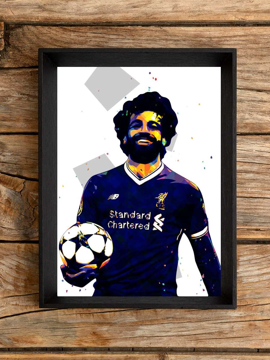 Mohamed Salah Futbol Poster Çerçevesiz Yüksek Kalite Futbolcu Duvar Poster