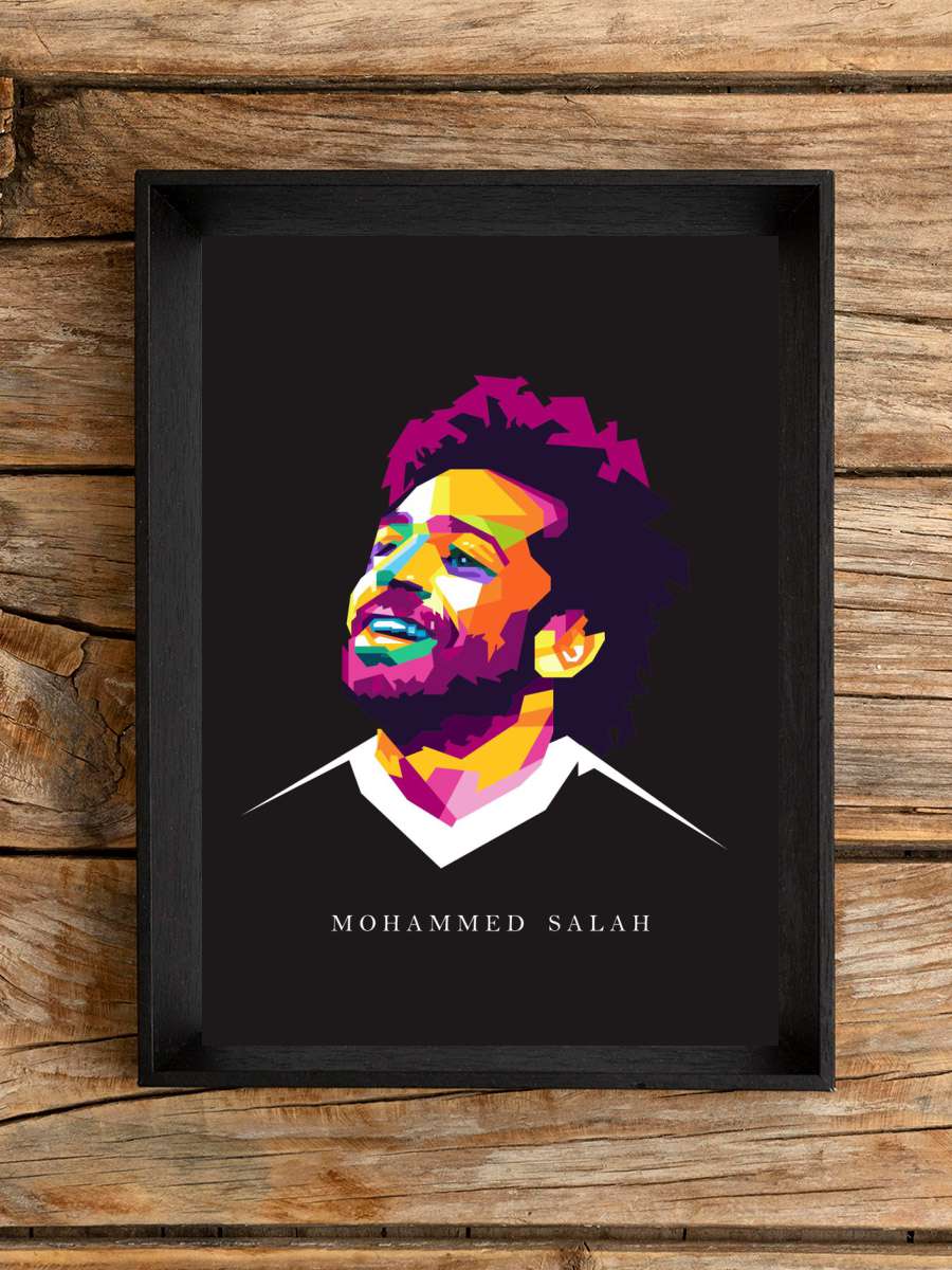 mohammed salah Futbol Poster Çerçevesiz Yüksek Kalite Futbolcu Duvar Poster
