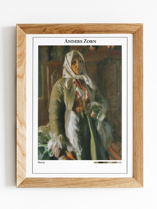 Anders Zorn Mona Poster