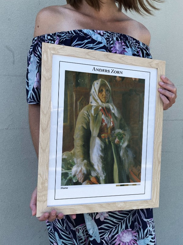 Anders Zorn Mona Poster
