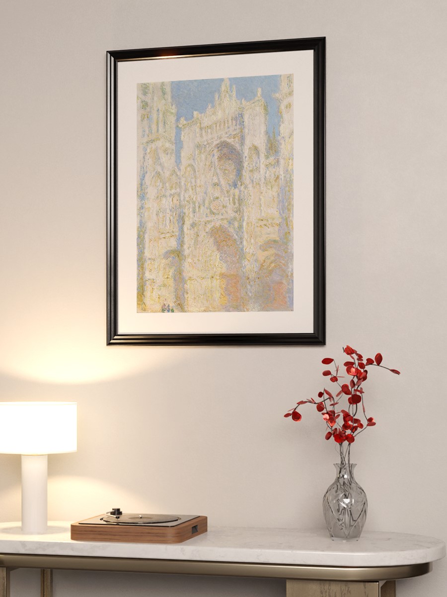 Monet Rouen Cathedral Tablo Sanatsal Ünlü Ressam Poster Çerçevesiz Yüksek Kalite Poster