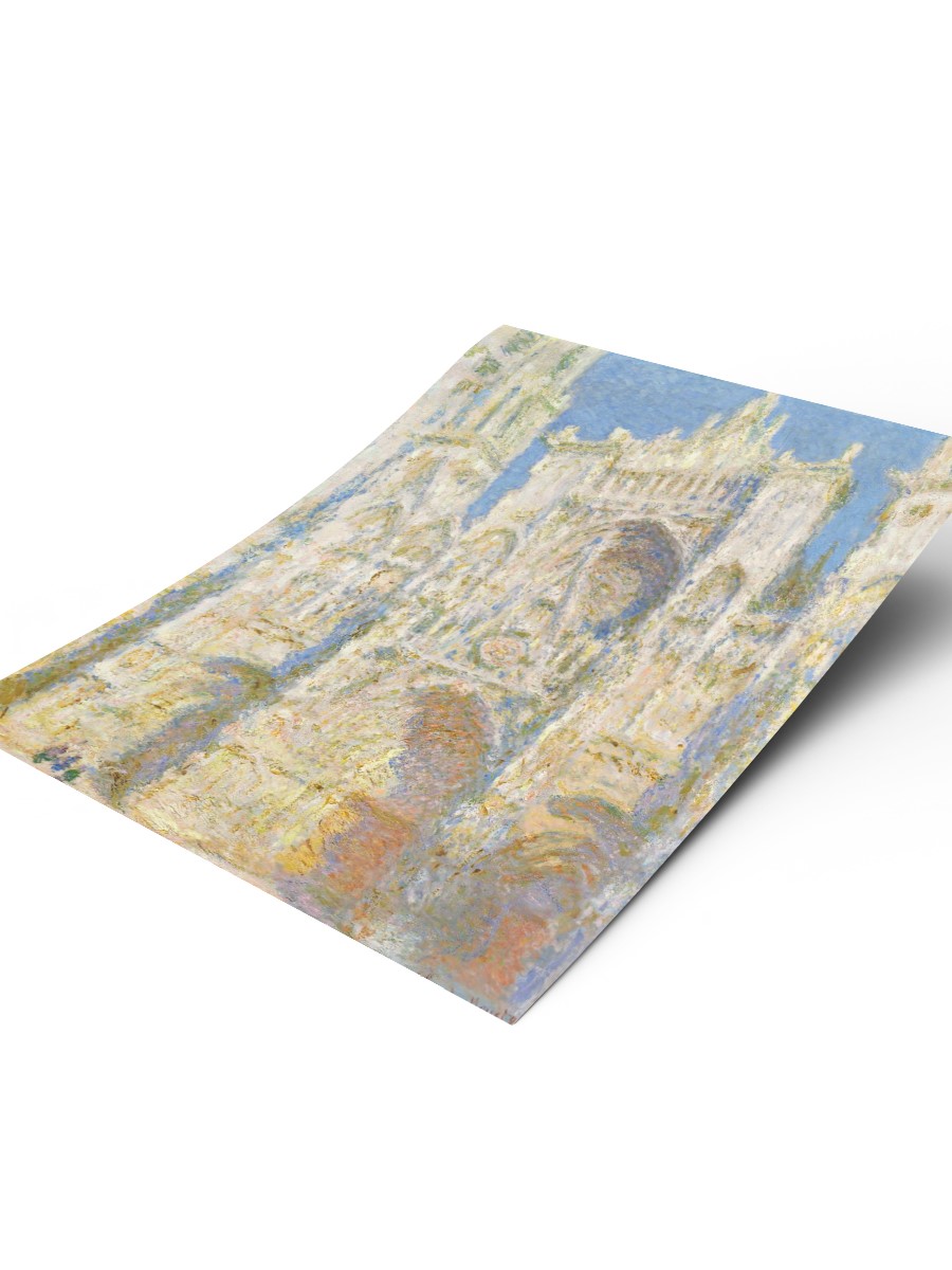 Monet Rouen Cathedral Tablo Sanatsal Ünlü Ressam Poster Çerçevesiz Yüksek Kalite Poster