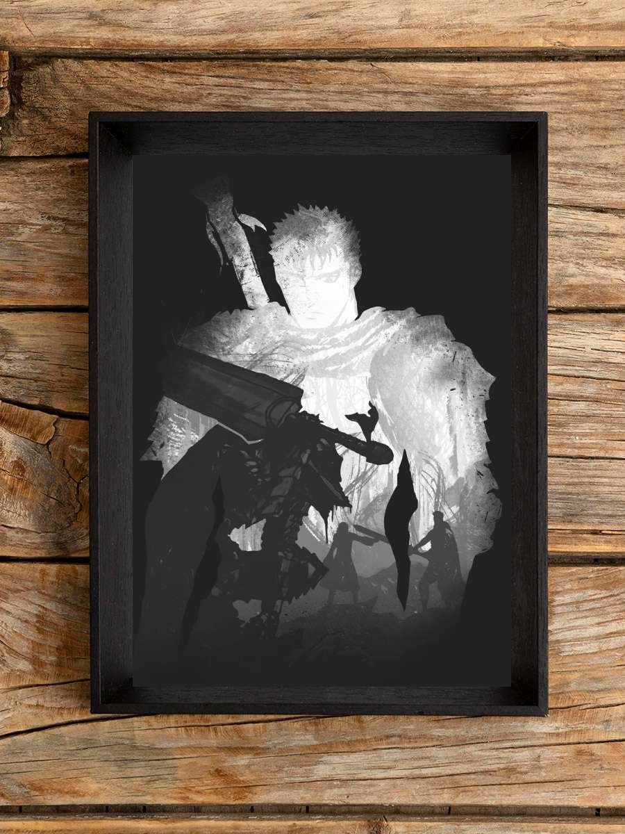 Monochrome Guts Anime Poster Çerçevesiz Yüksek Kalite Anime Duvar Poster - En İyi Fiyatlarla