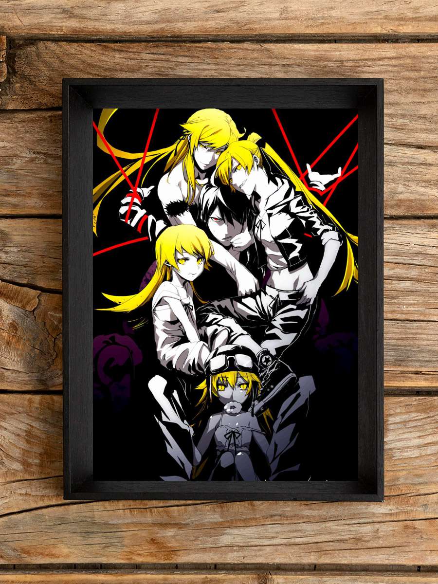 monogatari Anime Poster Çerçevesiz Yüksek Kalite Anime Duvar Poster