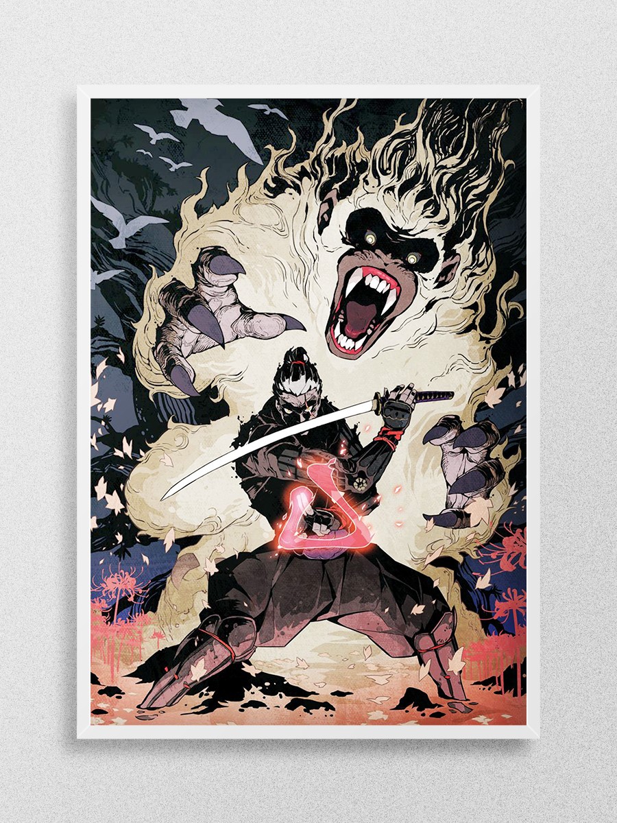 Monster Slayer Anime Poster Çerçevesiz Yüksek Kalite Anime Duvar Poster - En İyi Fiyatlarla