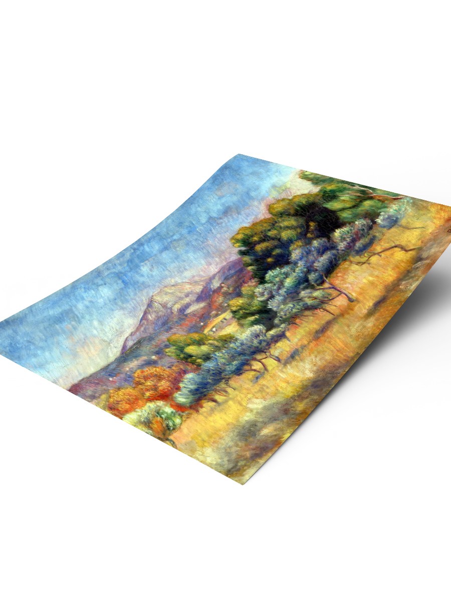 Mont Sainte Victoire Tablo Sanatsal Ünlü Ressam Poster Çerçevesiz Yüksek Kalite Poster