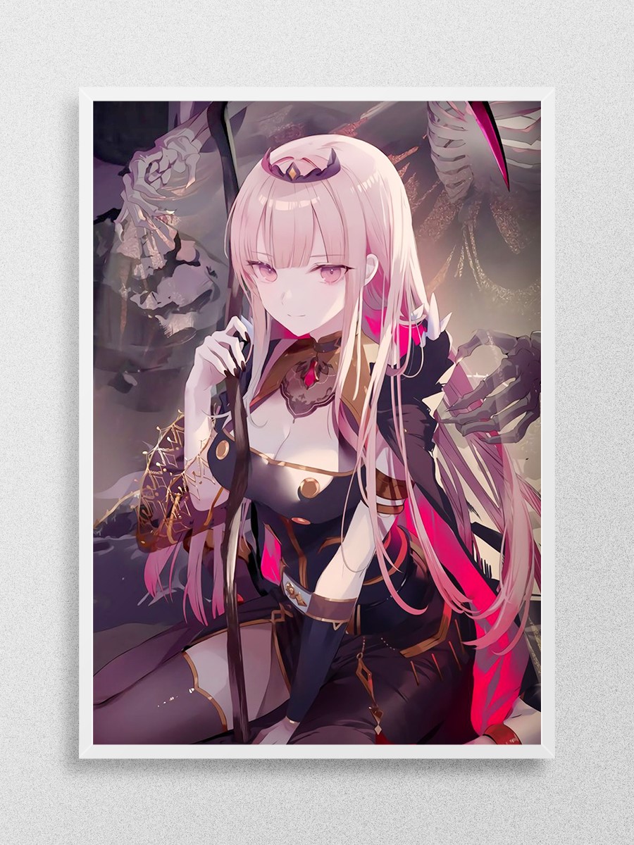 Mori Calliope Anime Poster Çerçevesiz Yüksek Kalite Anime Duvar Poster