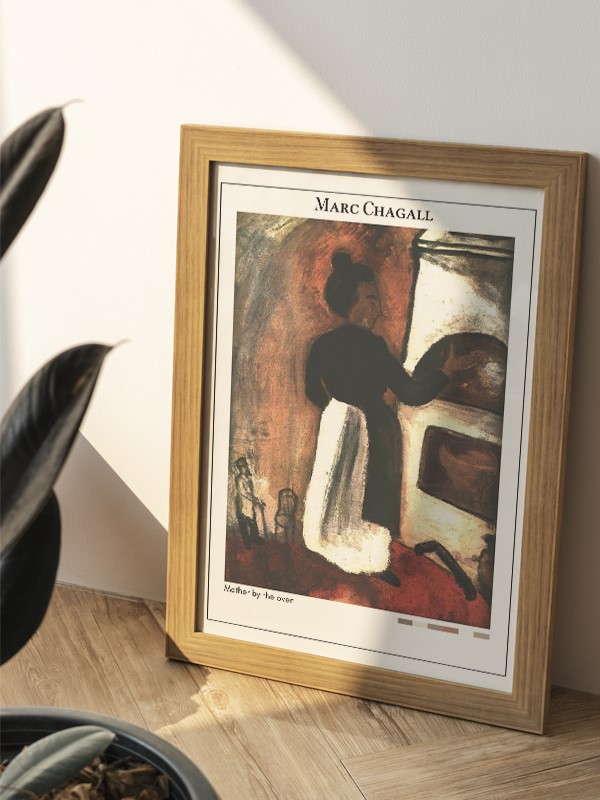 Marc Chagall Mother by the oven Poster
