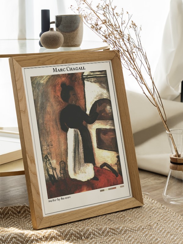 Marc Chagall Mother by the oven Poster
