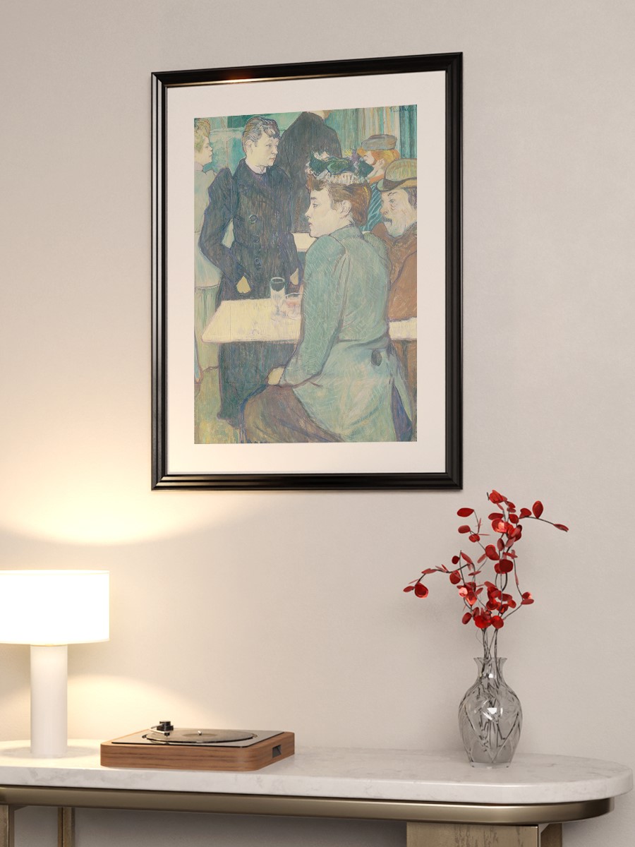 Moulin de la Galette Tablo Sanatsal Ünlü Ressam Poster Çerçevesiz Yüksek Kalite Poster