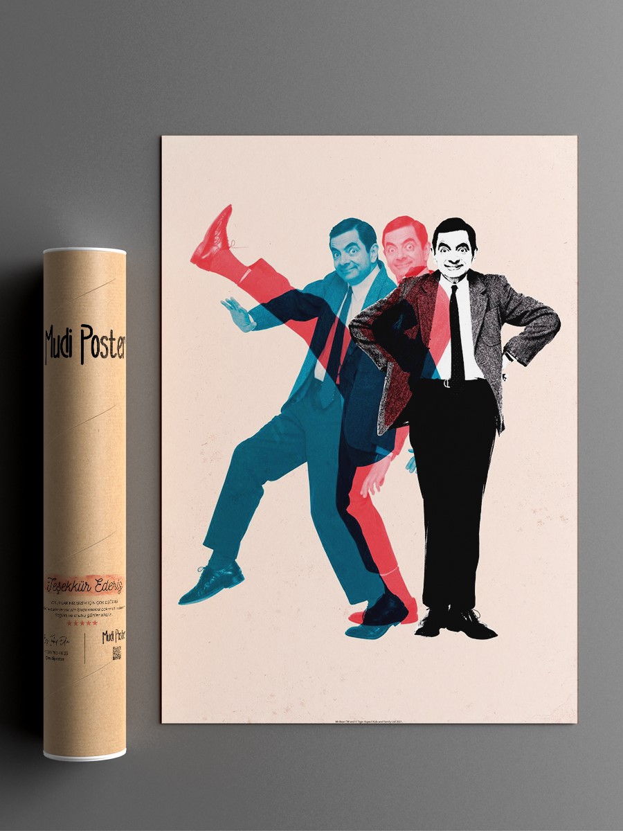 Mr Bean Classic Poster, Çerçevesiz Tv Film Poster