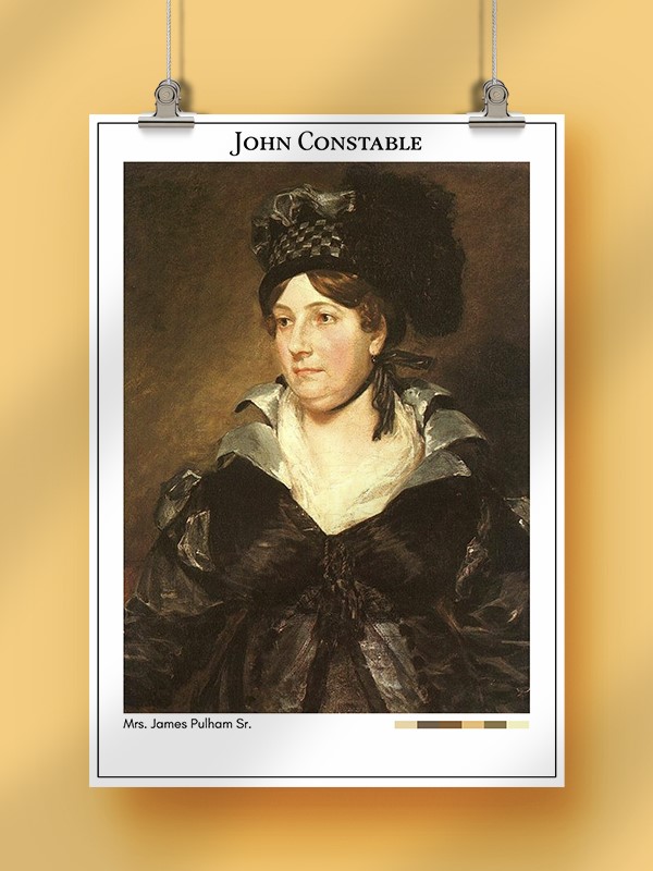 John Constable Mrs. James Pulham Sr. Poster