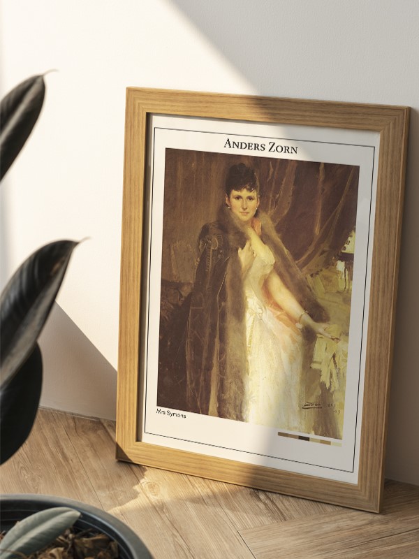 Anders Zorn Mrs Symons Poster