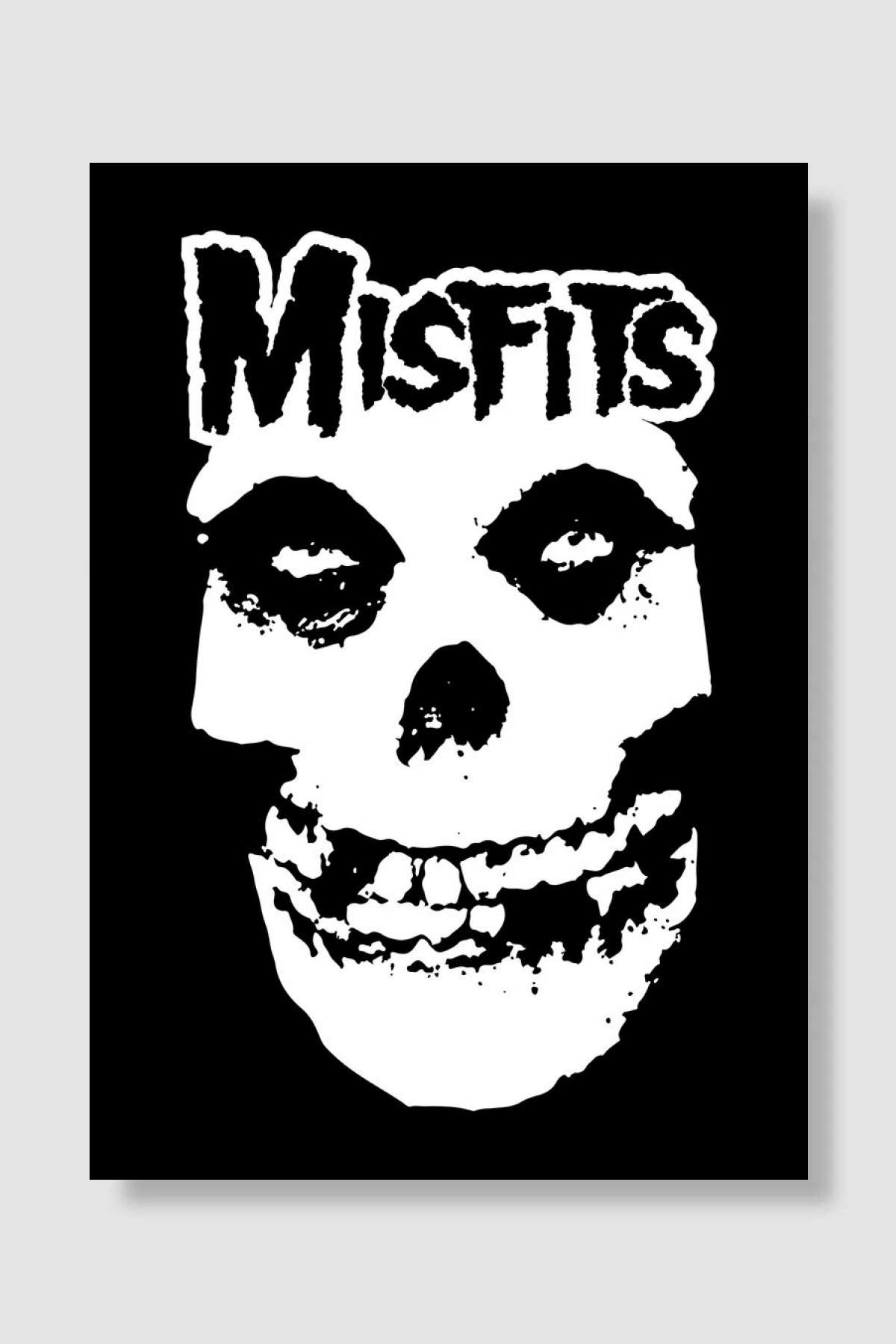 The Misfits Müzik Poster Çerçevesiz Yüksek Kalite Müzik Afiş Duvar Poster
