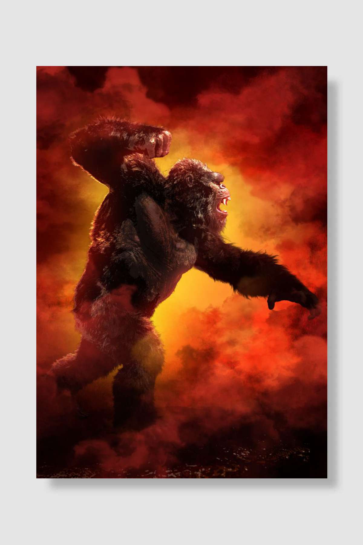 Kong's Punch Müzik Poster Çerçevesiz Yüksek Kalite Müzik Afiş Duvar Poster