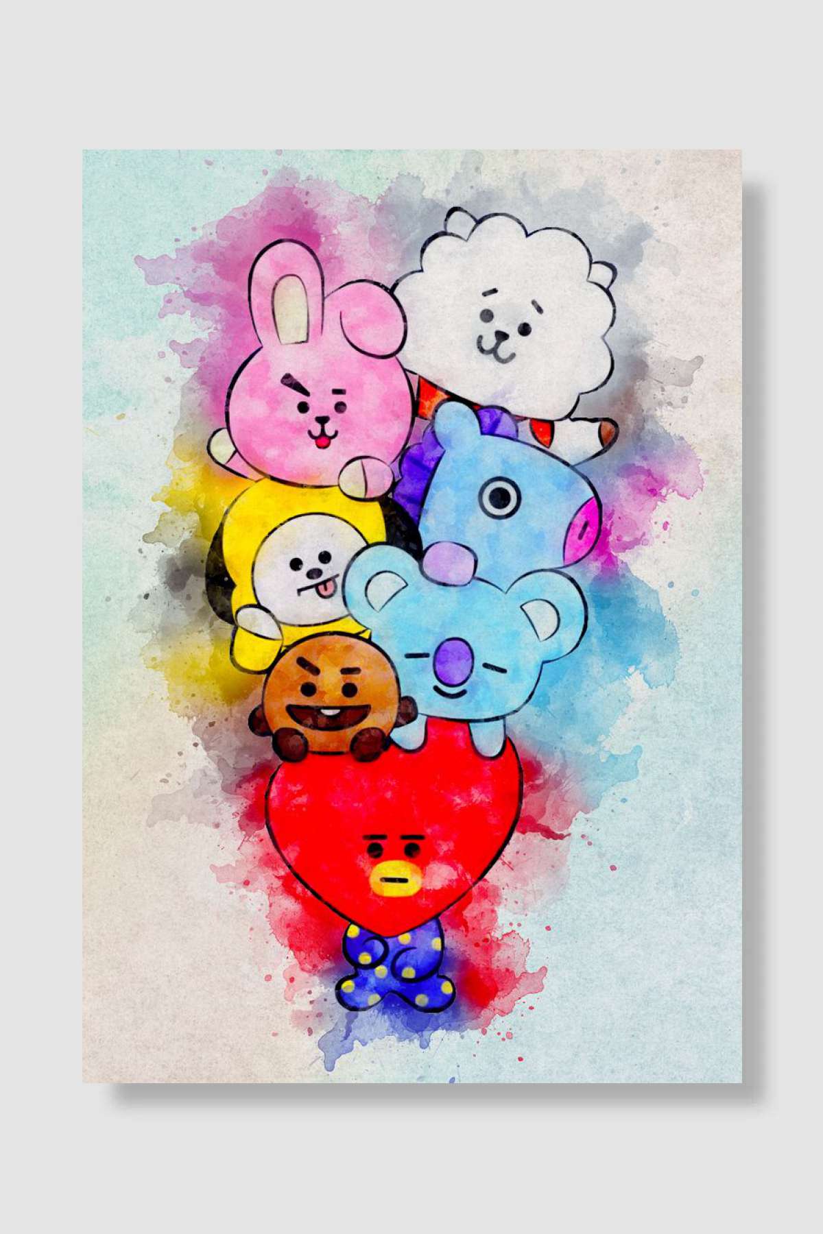 BTS BT12 Fantasy Müzik Poster Çerçevesiz Yüksek Kalite Müzik Afiş Duvar Poster