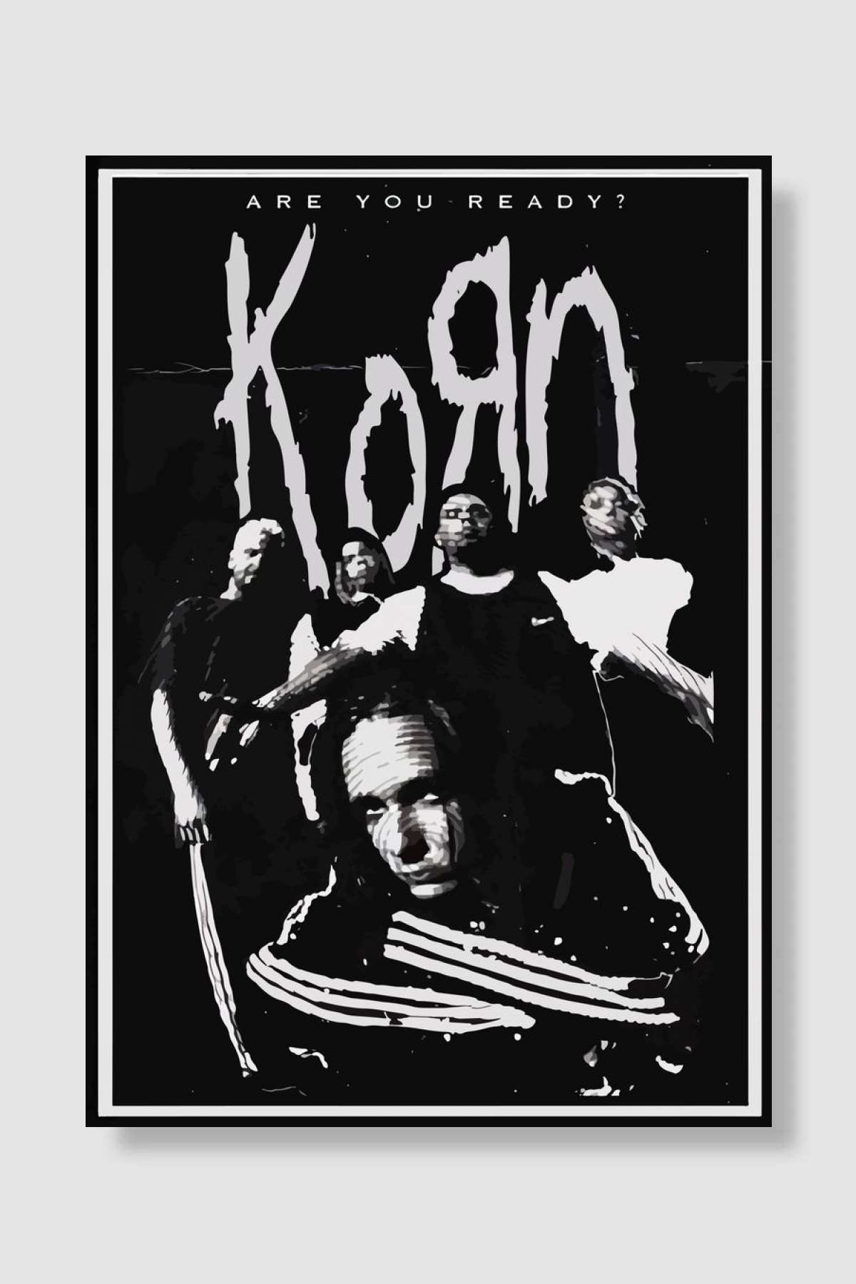 Korn heavy metal music Müzik Poster Çerçevesiz Yüksek Kalite Müzik Afiş Duvar Poster - En İyi Fiyatlarla