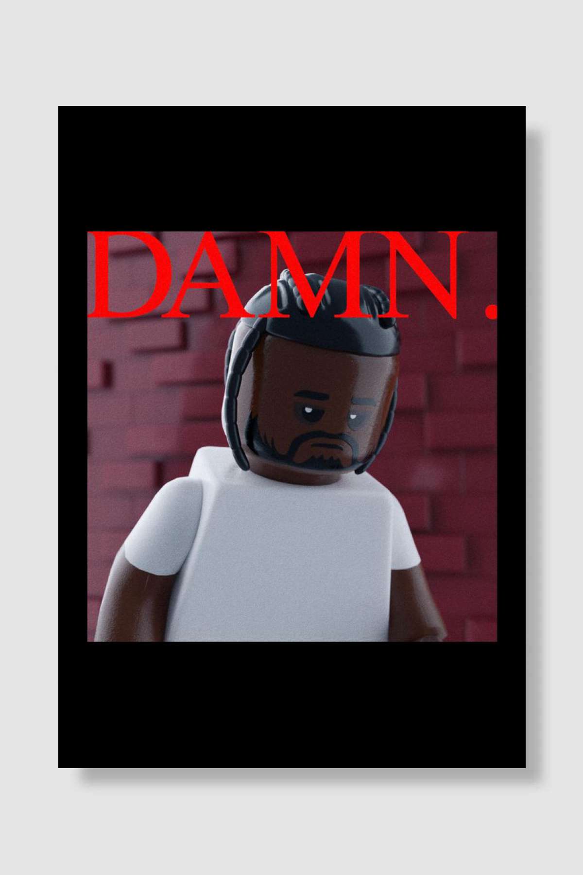 KendrickLamarLego Müzik Poster Çerçevesiz Yüksek Kalite Müzik Afiş Duvar Poster