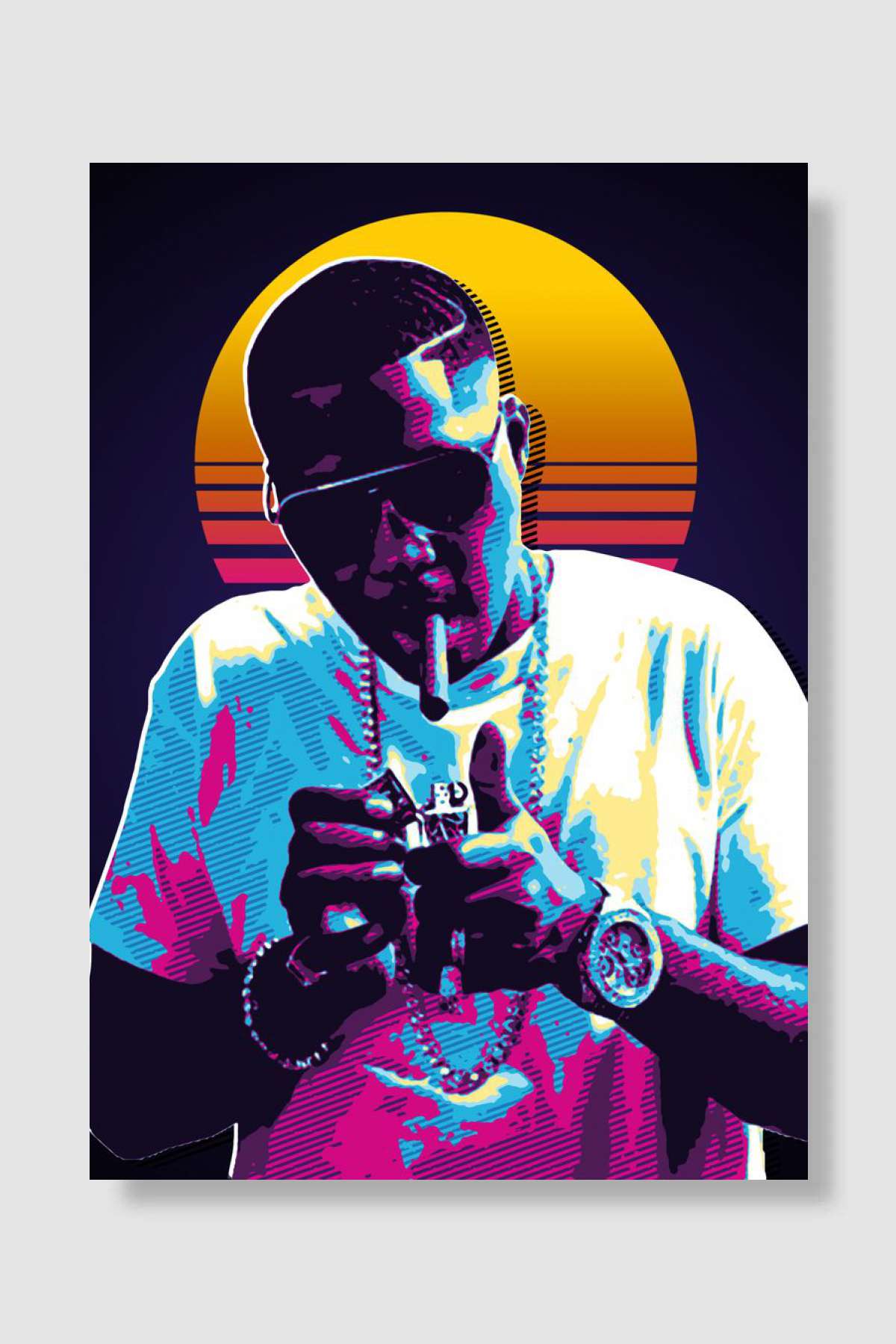 Nas Müzik Poster Çerçevesiz Yüksek Kalite Müzik Afiş Duvar Poster - En İyi Fiyatlarla