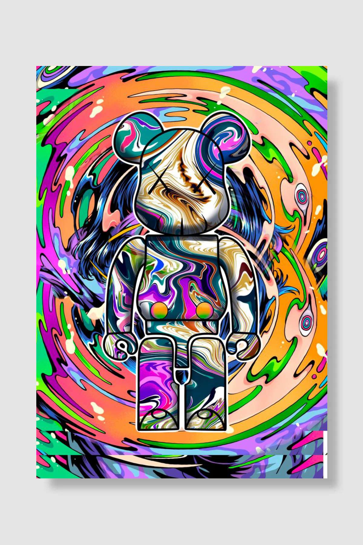 Liquid bear brick Müzik Poster Çerçevesiz Yüksek Kalite Müzik Afiş Duvar Poster