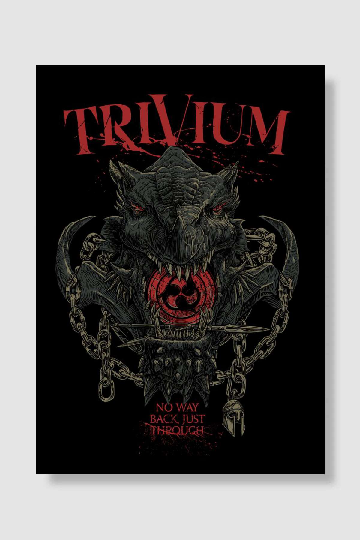 Trivium art 20 Müzik Poster Çerçevesiz Yüksek Kalite Müzik Afiş Duvar Poster
